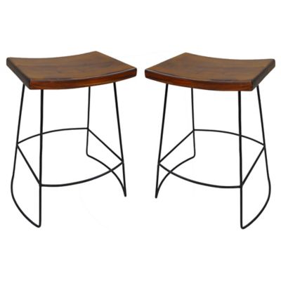 Carolina Chair & Table Portland Saddle Seat Counter Stool