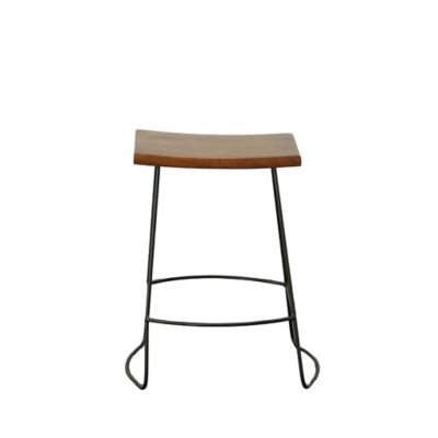 Image showing  Portland Saddle Seat Counter Stool, 24 in.