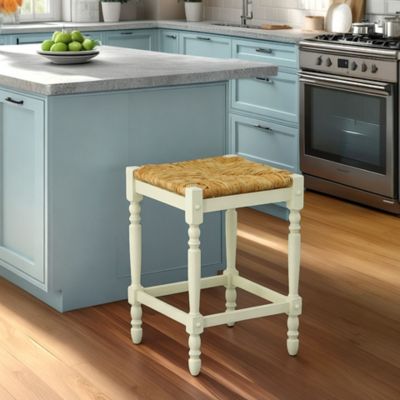 Image showing  Thomasville Counter Stool, 23-3/4 in., White