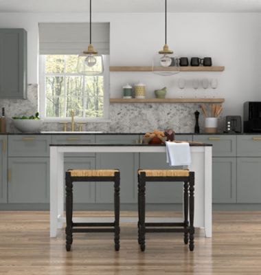 Image showing 7 th Carolina Chair & Table Thomasville Counter Stool, 23-3/4 in., Espresso