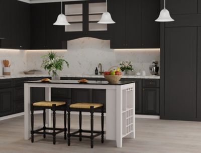 Image showing 8 th Carolina Chair & Table Thomasville Counter Stool, 23-3/4 in., Espresso