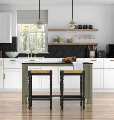 Image showing  Thomasville Bar Stool, 29 in., Black