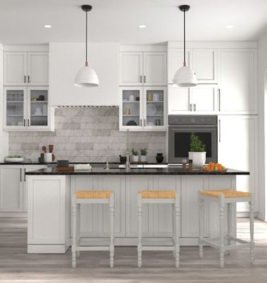 Image showing  Thomasville Bar Stool, 29 in., Antique White