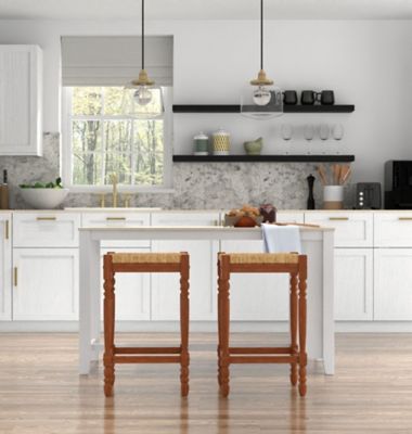 Image showing 7 th Carolina Chair & Table Thomasville Bar Stool, 29 in., Walnut