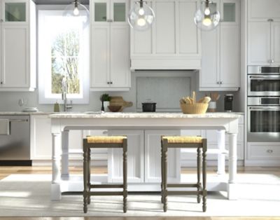 Image showing  Thomasville Bar Stool, 29 in., Weathered Gray