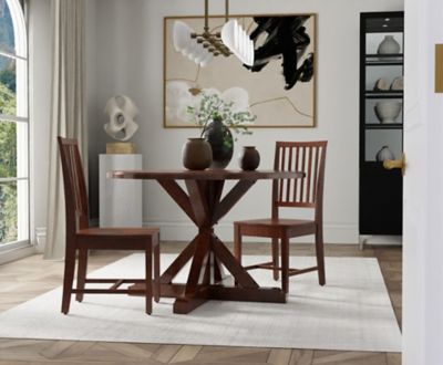 Image showing 5 th Carolina Chair & Table Christina Classic Ladder Back Chair, Chestnut