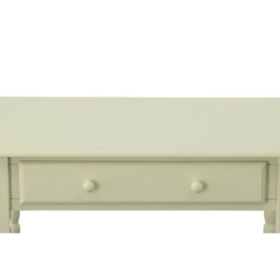 Image showing  Grace Desk with Turned Legs and Drawer, Antique Ivory