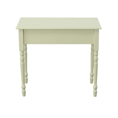 Image showing  Grace Desk with Turned Legs and Drawer, Antique Ivory