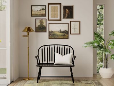 Image showing 5 th Carolina Chair & Table Classic Windsor Style Storage Bench, 44 in. x 20-1/2 in. x 41 in.