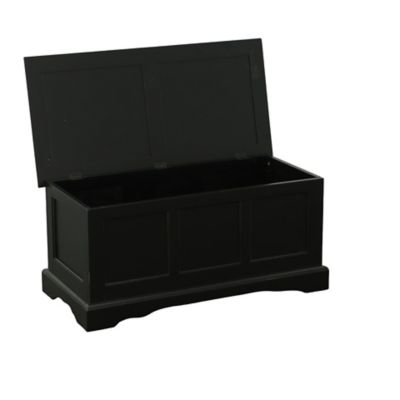 Image showing 7 th Carolina Chair & Table Havanna Storage Chest, Antique Black