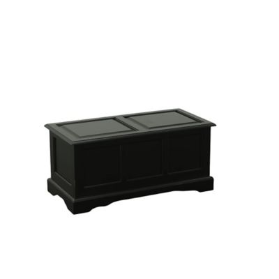 Image showing 8 th Carolina Chair & Table Havanna Storage Chest, Antique Black