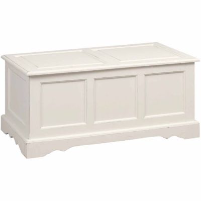 Carolina Chair & Table Havanna Storage Chest, Antique Ivory