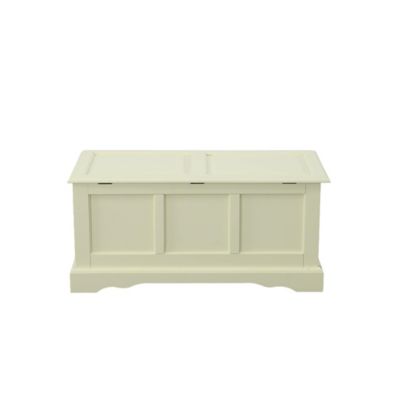 Image showing 3 th Carolina Chair & Table Havanna Storage Chest, Antique Ivory