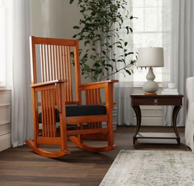 Image showing 7 th Carolina Chair & Table Modern Heirloom Mission Deluxe Rocker Chair