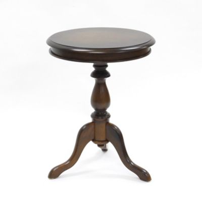 Carolina Chair & Table Ella Accent Table, Chestnut Stain