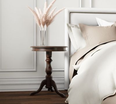 Image showing  Ella Accent Table, Chestnut Stain