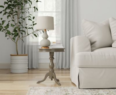 Image showing  Ella Accent Table, Weathered Gray