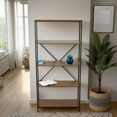 Image showing  5-Shelf Ryan Wooden Bookcase