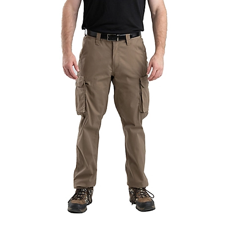 Berne Men's Mid-Rise Ripstop Cargo Pants with Concealed Weapon Pockets ...