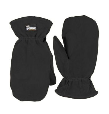 Berne Men's Sherpa-Lined Leather Mittens, 1 Pair