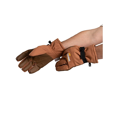 Berne Duck Waterproof Insulated Work Gloves, 1 Pair