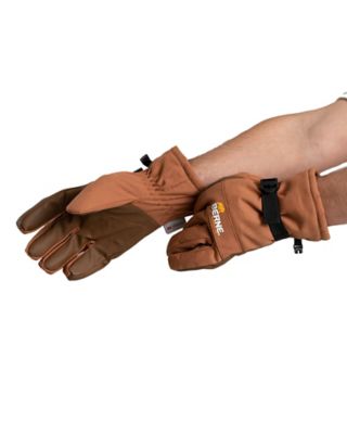 Berne Men's Cotton Duck Waterproof Insulated Work Gloves, 1 Pair