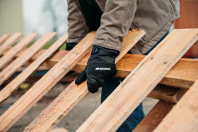 Image showing  Men's Cotton Duck Waterproof Insulated Work Gloves, 1 Pair