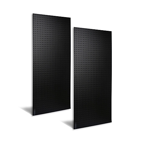 Triton Products (2) 24 in. x 48 in. x 1/4 in. Black ABS pegboards