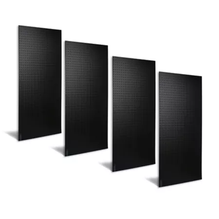 Triton Products 24 in x 48 in x 1/4 in ABS Pegboards with 9/32 in Hole and 1 in O.C Hole Spacing 4-Piece DB-4BK Pegboards