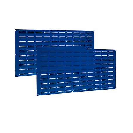 Triton Products 24 in. x 48 in. Louvered Panels for Storing Plastic Hanging Bins with Mounting Hardware, 2-Pack