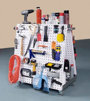 Image showing  36-3/4 in. x 39-1/4 in. x 21-1/4 in. Tool Cart with Tray