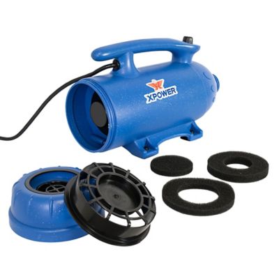 Image showing 8 th XPOWER Super Tub Pro 6 HP Grooming Double-Motor Dog Force Dryer