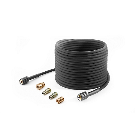 Karcher 1/2 in. x 50 ft. 4,000 PSI Rubber Pressure Washer Extension/Replacement Hose, for Gas Pressure Washer