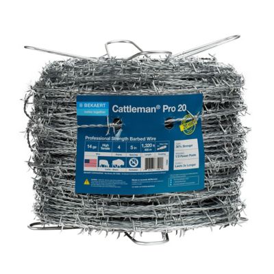 Bekaert 1,320 ft. 14-Gauge 4-Point Barbed Wire