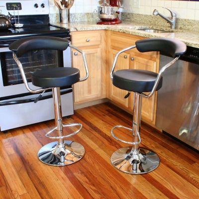 Image showing  Adjustable-Height Bar Stools, 42.25 in., 2-Pack