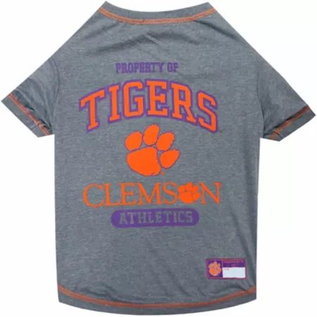 Pets First NCAA Clemson Tigers Pet T-Shirt Dog Shirts