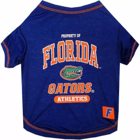 Pets First NCAA Florida Gators Pet T-Shirt Dog Shirts