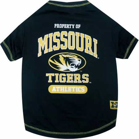 Pets First NCAA Missouri Tigers Pet T-Shirt Dog Shirts