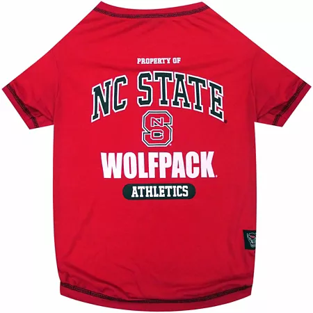 Pets First NCAA NC State Wolfpack Pet T-Shirt Dog Shirts