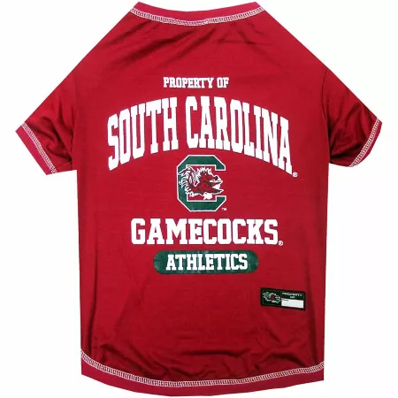 Pets First NCAA South Carolina Gamecocks Pet T-Shirt Dog Shirts