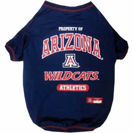 Pets First NCAA Arizona Wildcats Pet T-Shirt Dog Shirts