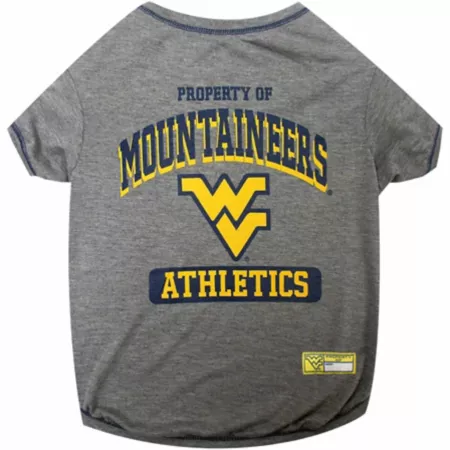 Pets First NCAA West Virginia Mountaineers Pet T-Shirt Dog Shirts