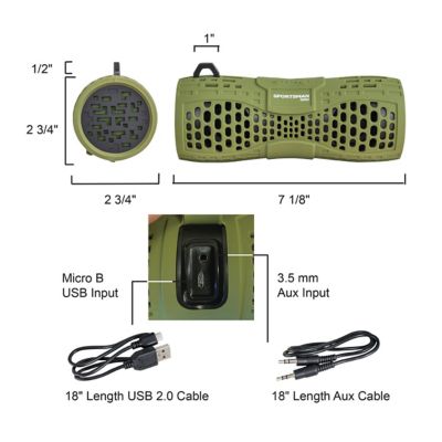 Image showing 5 th Sportsman Water-Resistant Wireless Outdoor Speaker