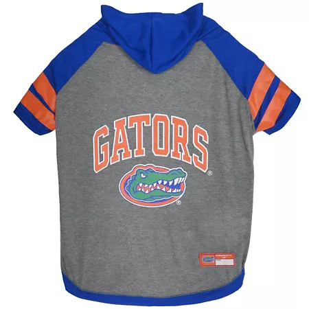 Pets First NCAA Florida Gators Pet Hooded T-Shirt Dog Shirts