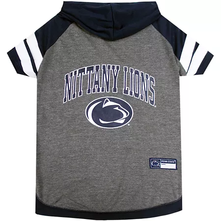 Pets First Penn State Nittany Lions Pet Hooded T-Shirt Dog Shirts