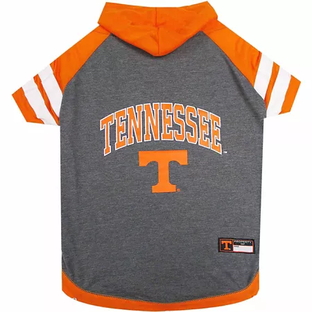 Pets First NCAA Tennessee Volunteers Pet Hooded T-Shirt Dog Shirts