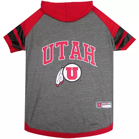 Pets First NCAA Utah Utes Pet Hoodie T-Shirt Dog Shirts