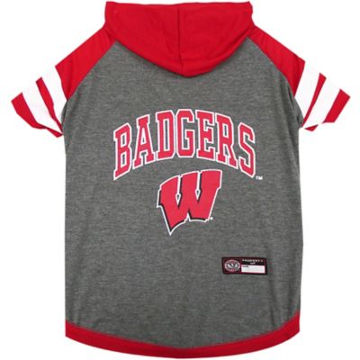 Pets First Wisconsin Badgers Pet Hoodie T-Shirt