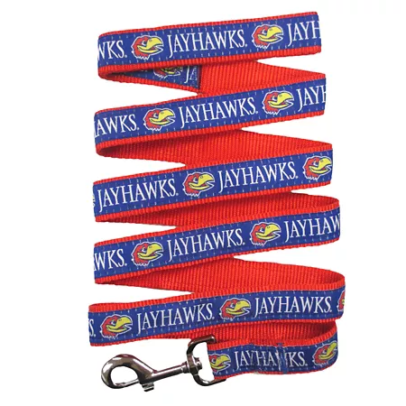 Pets First NCAA Kansas Jayhawks Dog Leash Dog Basic Leashes