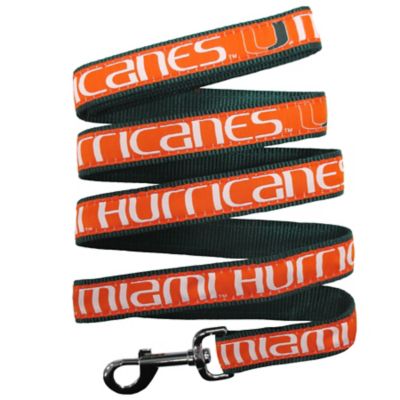 Pets First Miami Hurricanes Nylon Dog Leash